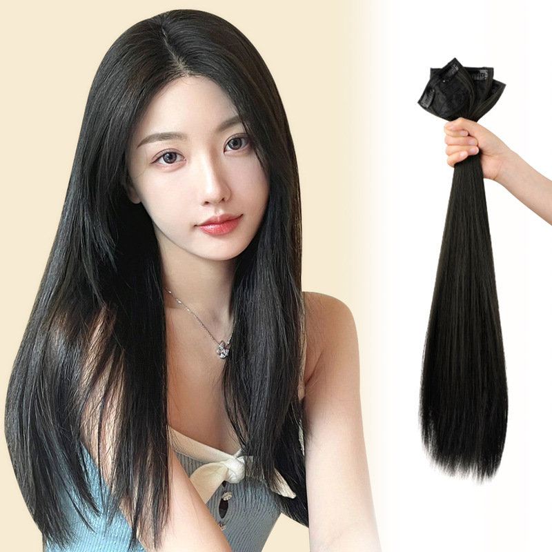 Sela Wig One-Piece Hairpiece Three-Piece Hair Extension for Volume, Fluffy High Crown, Natural Invisible Hairpiece for the Top of the Head