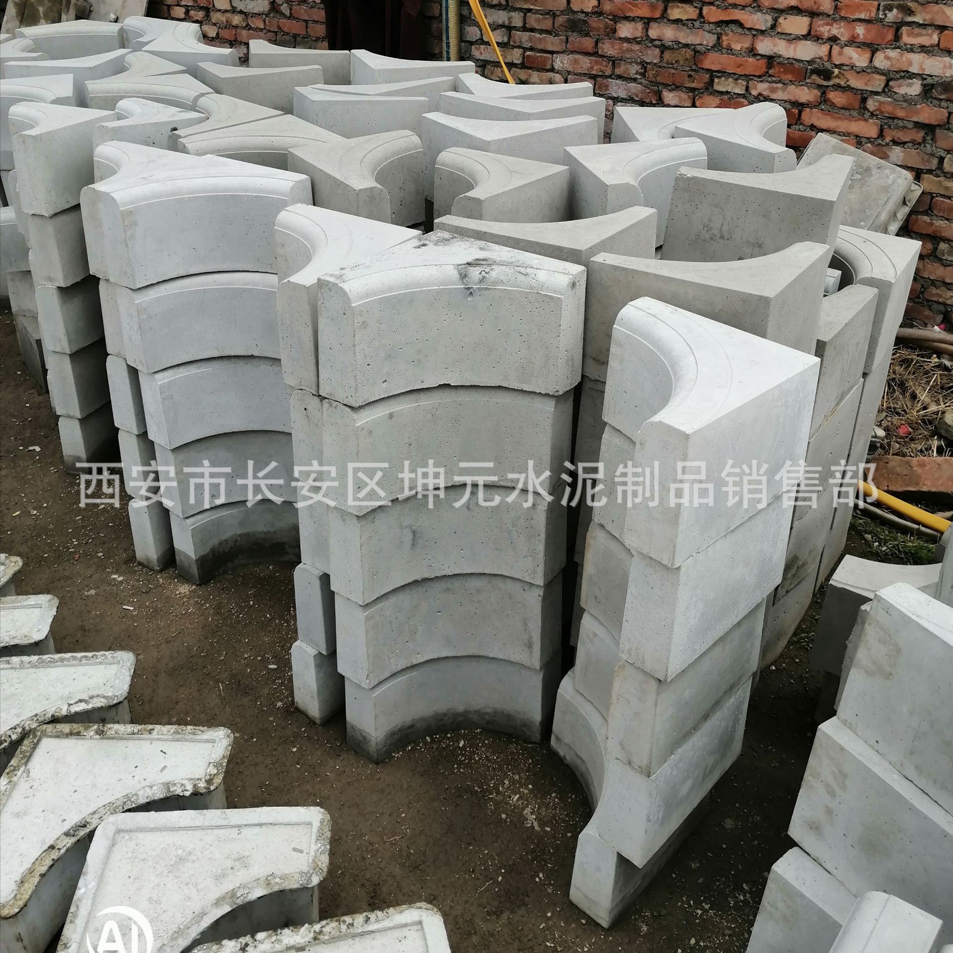 A安康商洛西安铜川混凝土树坑板树坑围挡路边石预制路侧石厂家