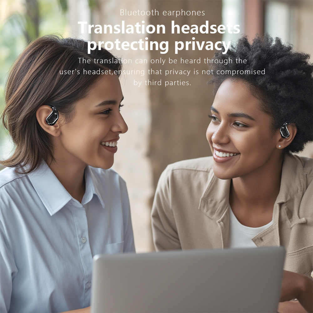 翻译耳机双耳中英翻译器多国语言蓝牙无线同声互译翻译机 (5)