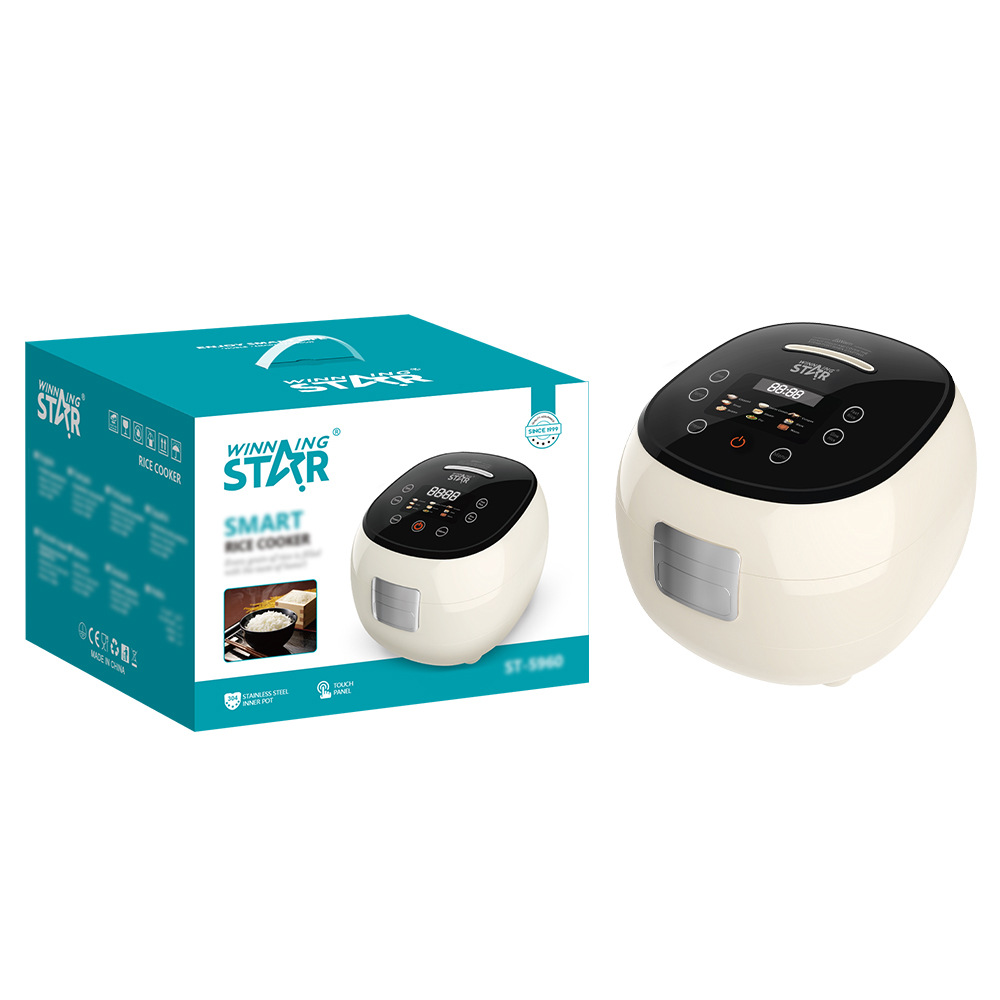 Winningstar transfronterizo 1.2l anti-seco quema doble control de temperatura cocina guiso carne sopa multifuncional pantalla táctil Cocina eléctrica