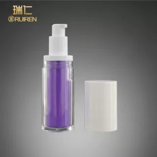 源头工厂30ml双层真空按压亚克力水乳精华隔离霜牙膏瓶定制LOGO