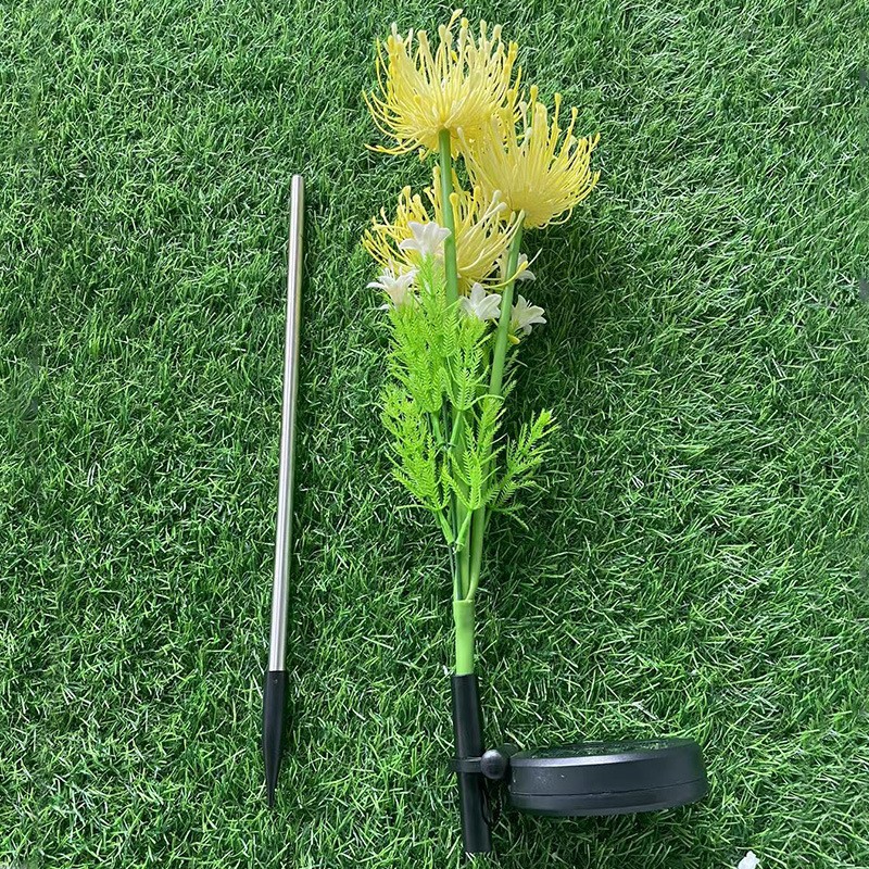 lámpara solar de imitación de wisteria lámpara de suelo impermeable al aire libre lámpara de césped lámpara de jardín lámpara de decoración de jardín súper brillante