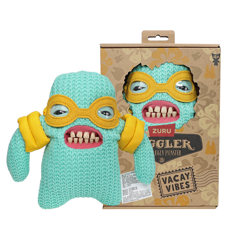 Fuggler 公式本物のかわいいモンスター休暇シリーズぬいぐるみ醜くて面白いトレンディなおもちゃ|undefined