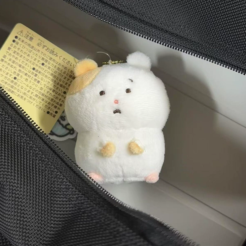 Маленькая красная книга в том же стиле, мультяшный милый хомяк, плюшевая подвеска, кукла, студенческая сумка, подвеска, подарок, брелок