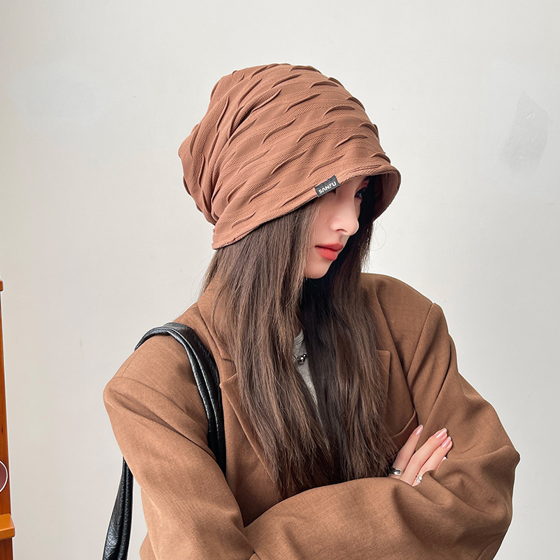 Women's Versatile Slouchy Beanie Hat For Small Face Enhancing_voghion.com