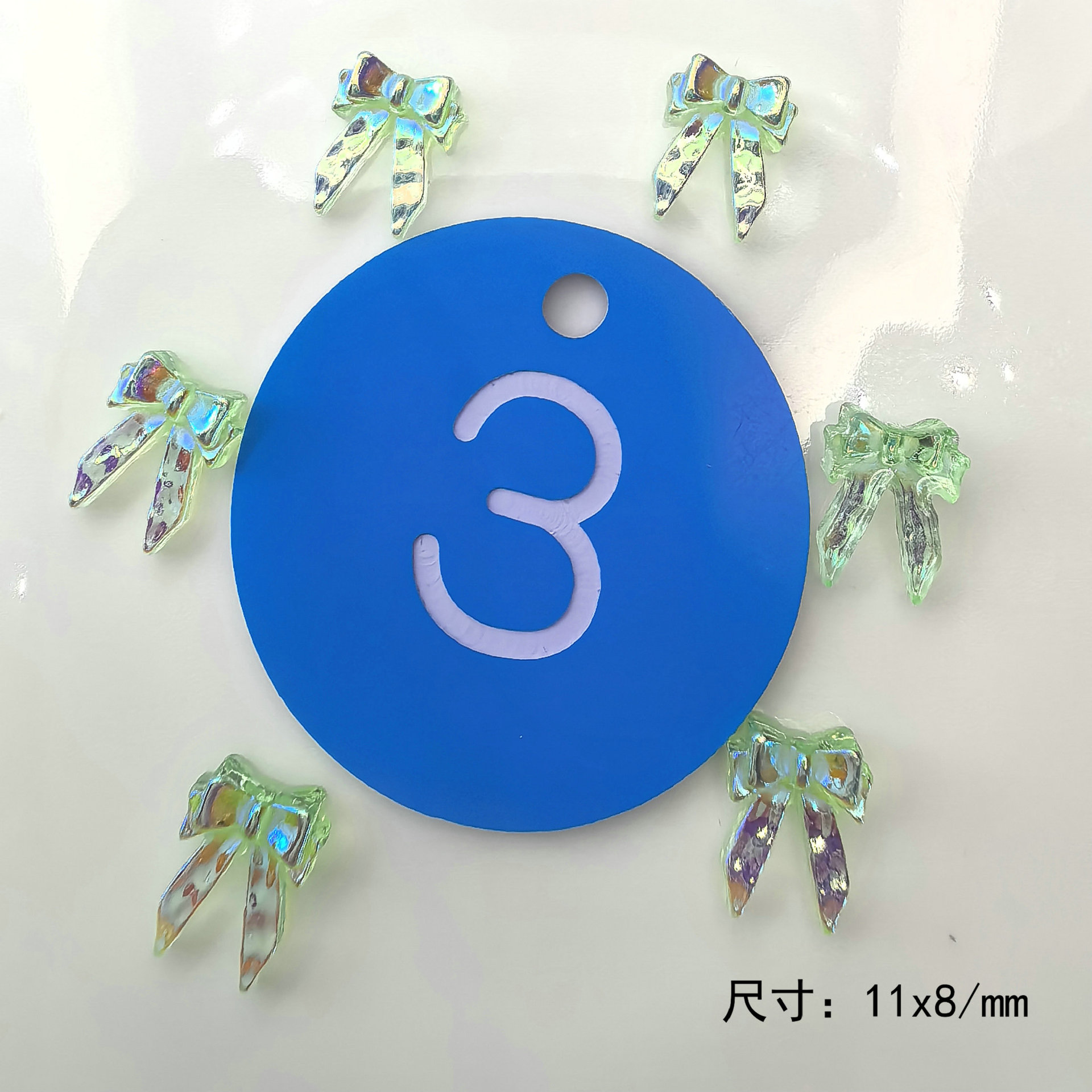 蝴蝶结飘带美甲饰品批发创意设计产业园区设计师设计元素原材料0