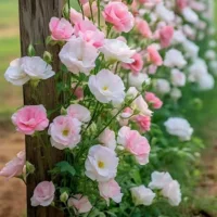 Четырехсезонное посев семян лизиантуса смешанных цветов, красочные комнатные и уличные садовые ленивые настольные цветочные растения в горшках