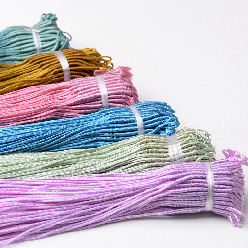 手工编织线圈diy饰品配件项链线吊坠拉圈拉环流苏挂圈链接环批发