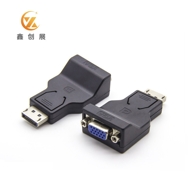 Factory direct supply large DP TO VGA adapter HD 1080p video card display port DP TO VGA