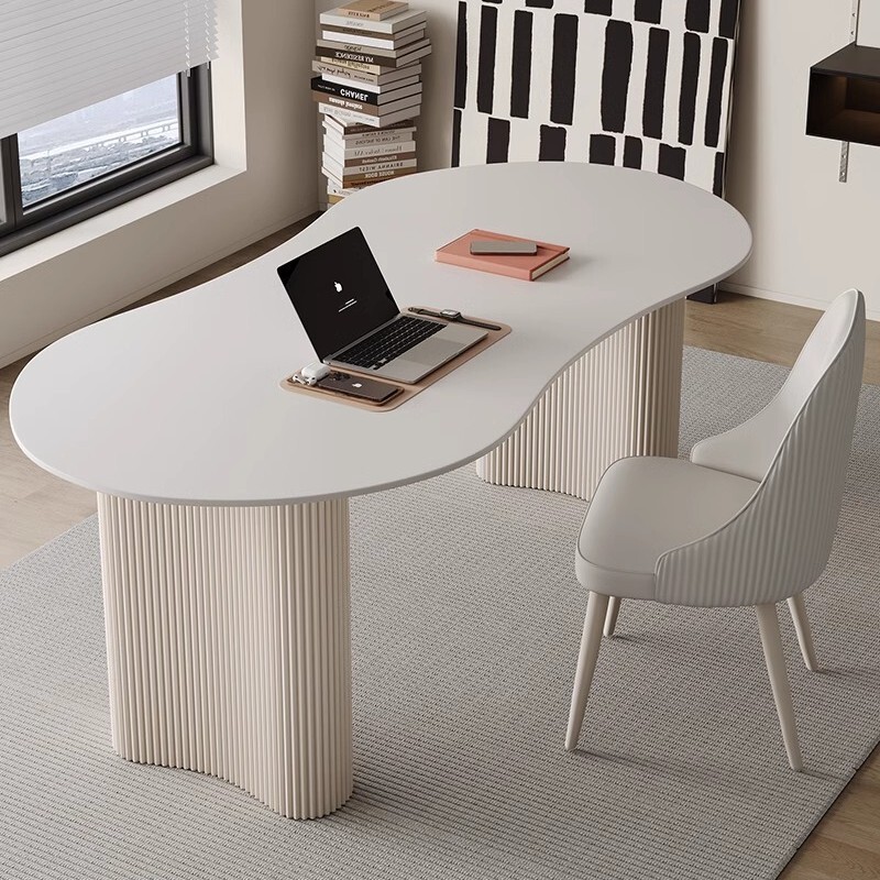Special-Shaped Slate Desk Designer Consultation Room Computer Desk Slate Countertop Office Desk Beauty Salon Reception Desk Special-Shaped Slate Desk Designer Consultation Room Computer Desk Slate Countertop Office Desk Beauty Salon Reception Desk