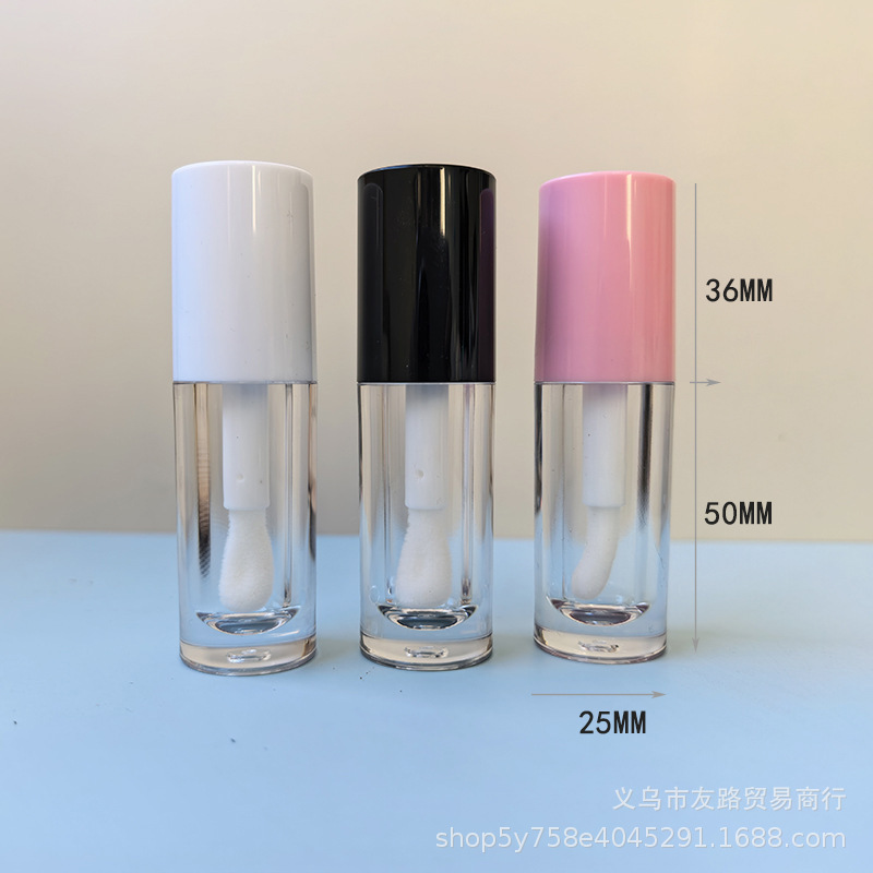 Round Large Brush Head Lip Gloss Empty Tube 6ml Ready-Made Multi-Color Concealer Transparent Cylindrical Lip Glaze Blush Liquid Bottle Round Large Brush Head Lip Gloss Empty Tube 6ml Ready-Made Multi-Color Concealer Transparent Cylindrical Lip Glaze Blush Liquid Bottle