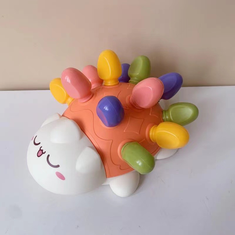 children Cartoon Hedgehog Mosaic Attention train Toys baby intelligence Early education Mosaic Hand Fine Toys