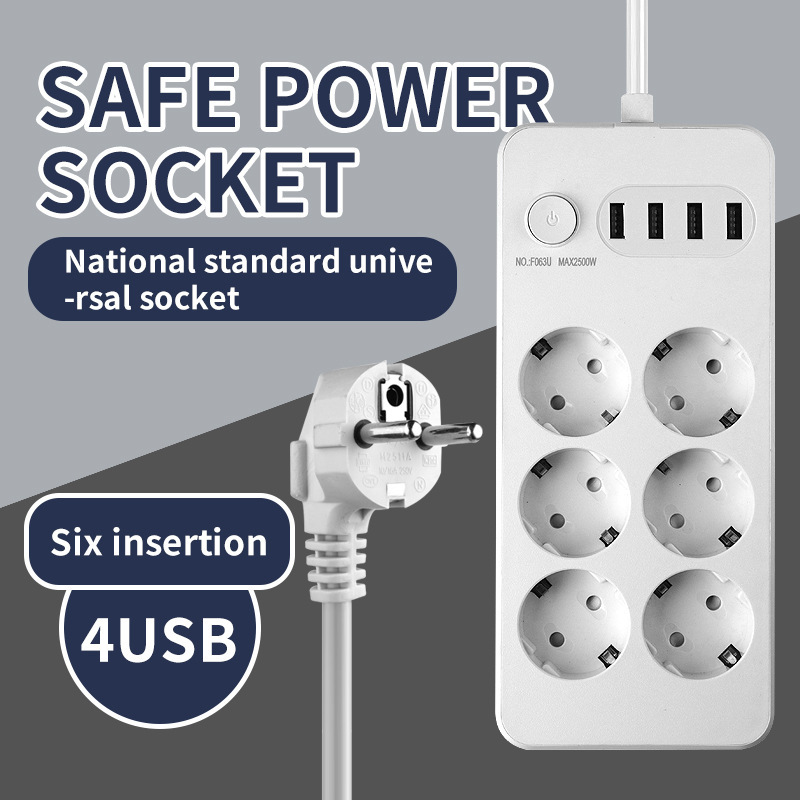 F063U -2 m europeo blanco