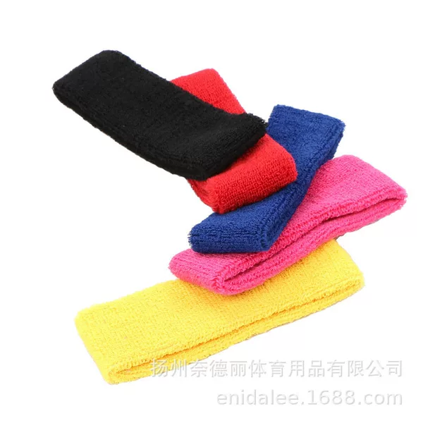Dropshipping towel headband, cotton sports sweat-absorbing fitness running basketball tennis hair band, quick-drying