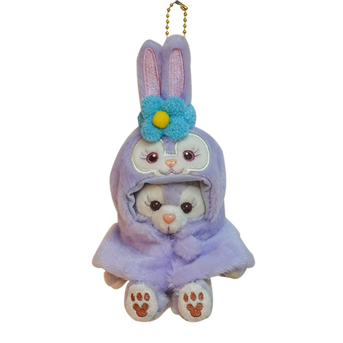 Xing Dai wears exposed replacement Shirley Mei Mei Duffy pendant baby clothes 10CM clothes headgear cloak mini doll doll