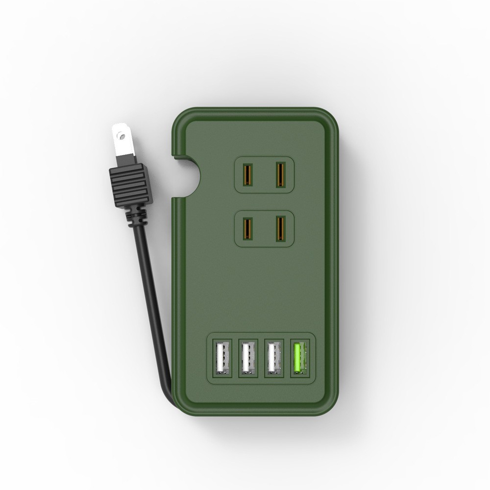 京效日本pse认证充电器多口USB手机充电器口插座带排插4口充电头
