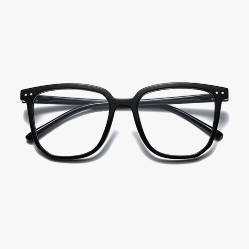 Internet celebrity anti-blue light trendy glasses for women Korean style oval natural big frame slimming frame glasses for men cross-border plain glasses 