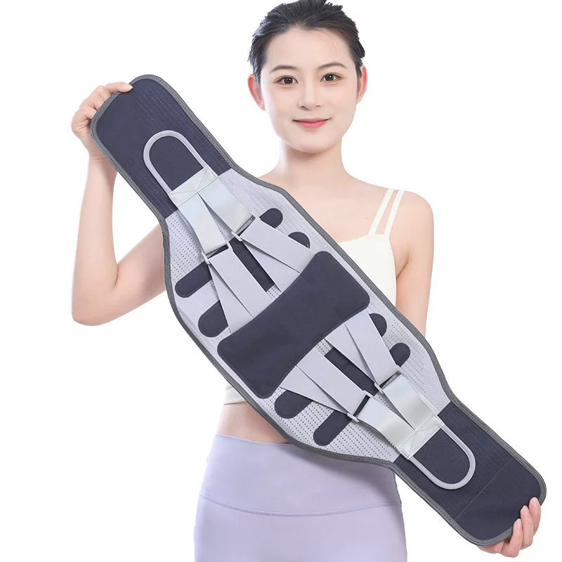 Трансграничная оптовая продажа, расширенный пояс из стальной пластины для мужчин и женщин, спортивный пояс для похудения, дышащий поддерживающий пояс, фиксированный пояс