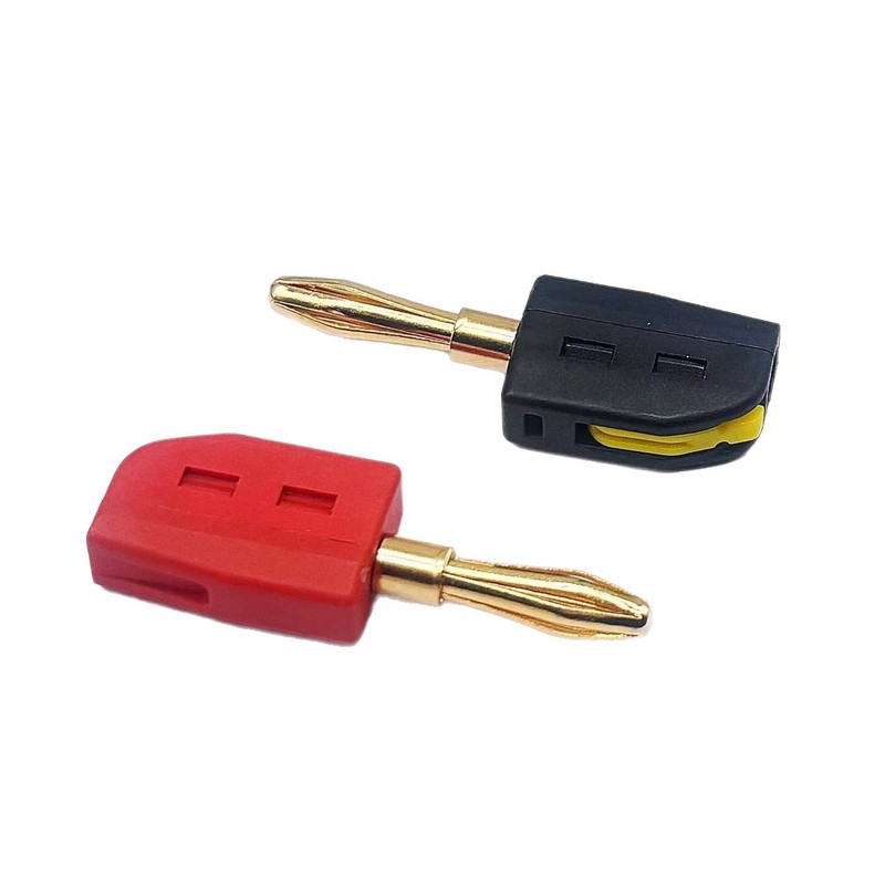 4MM 金メッキバナナプラグ、はんだなしバナナプラグ、クイックコネクト端子|undefined