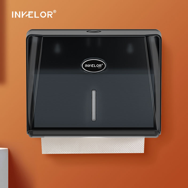 Caja de toallas de mano montada en la pared, inodoro, toallas de mano sin perforación, caja de extracción de papel de cocina comercial