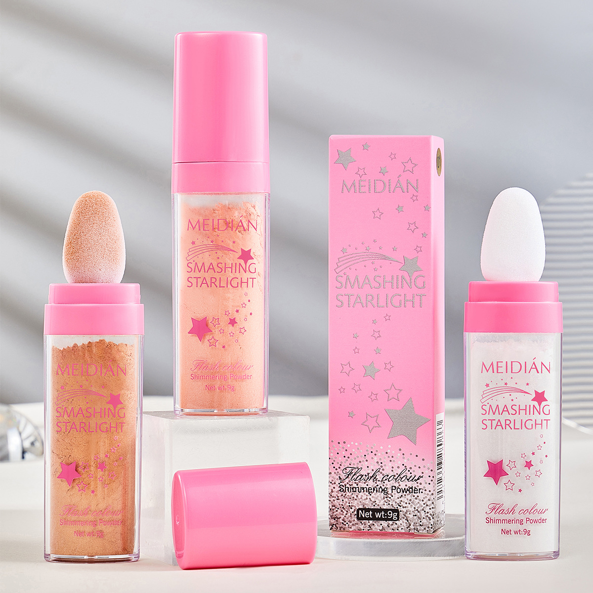 Kiemelő stift, púder, arc háromdimenziós kontúrozás, pirosító, élénkítő, csillámos stift, kozmetikumok_voghion.com