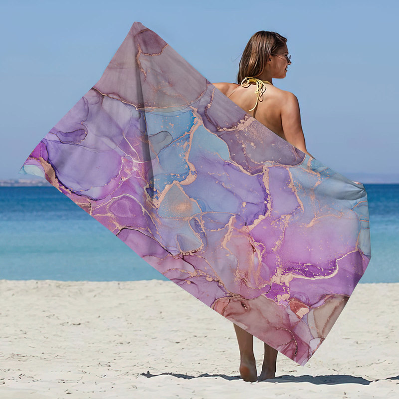 Factory Direct Supply Fashion Printed Bath Towel Beach Towel Pad Beach Towel 3D Digital Printing Design Tie-Dye Square Towel Factory Direct Supply Fashion Printed Bath Towel Beach Towel Pad Beach Towel 3D Digital Printing Design Tie-Dye Square Towel