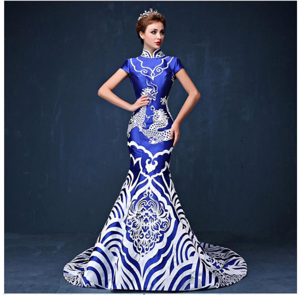 Blue stand collar support