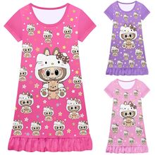 �¿�Ůͯ˯��ȹ cosplay������LABUBU ��ͯ��Ҷ������ȹ  82531