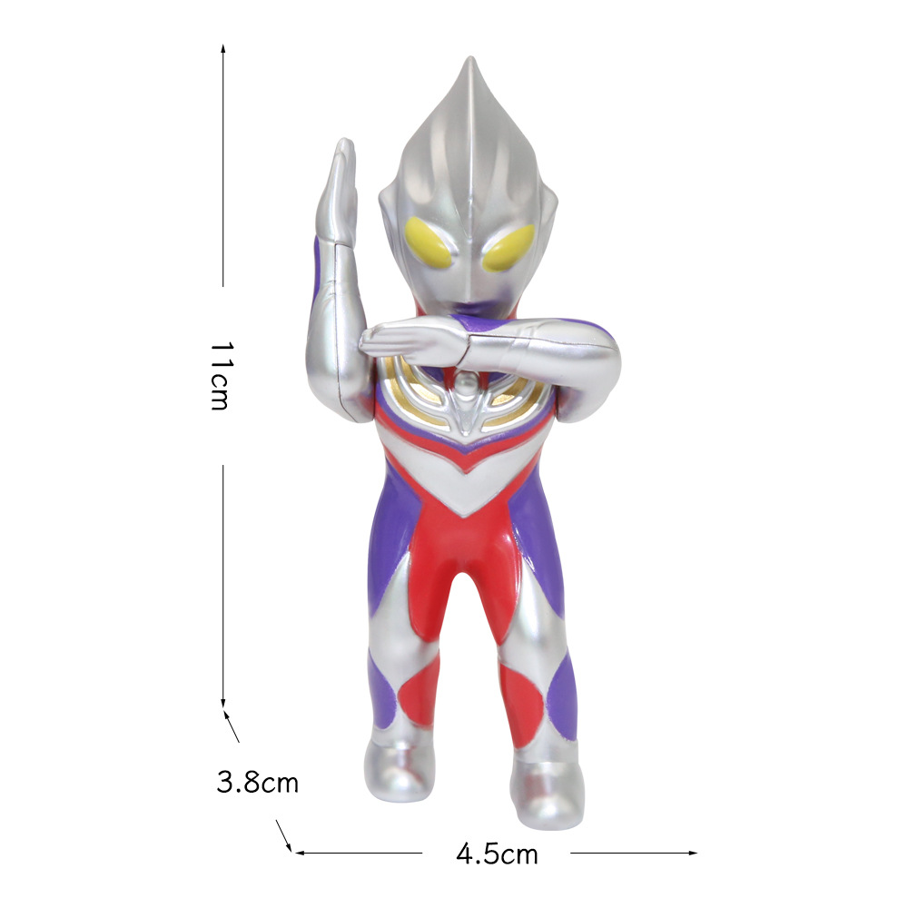 Monstruo Superman decoración de pastel adorno niño niño cumpleaños dibujos animados héroe acero dragón vestido plug-in