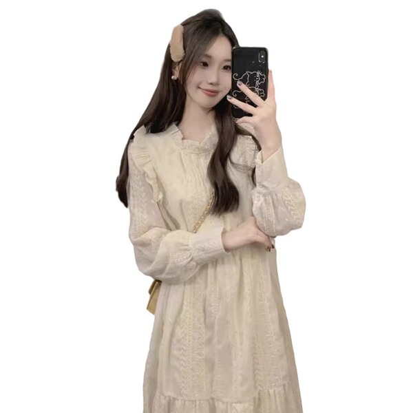 Lace autumn dress