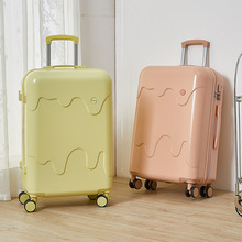多功能学生旅行箱 男女款密码箱行李箱24寸雪糕万向轮拉杆旅行箱