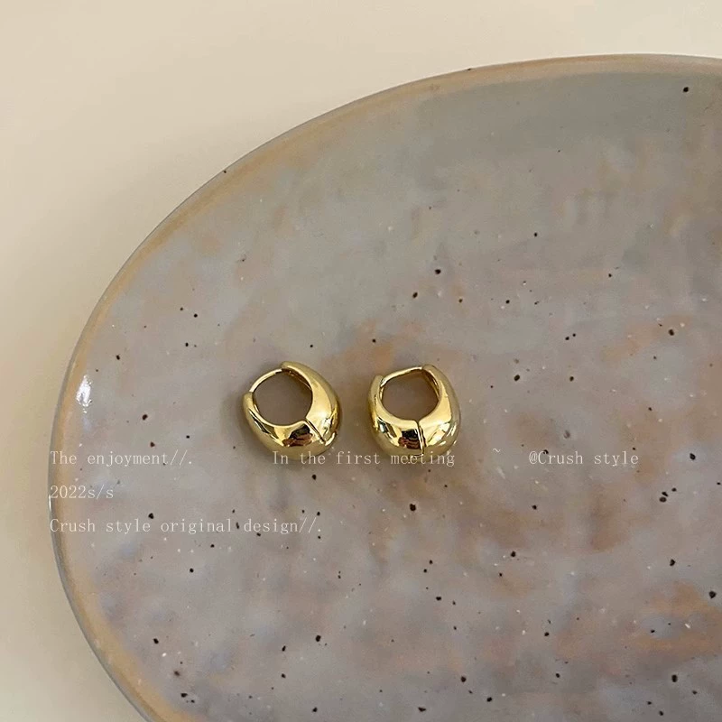 Старинные серьги S925 серебряная игла — жемчужина, кольцо и геометрические стили, легкие 0.005 кг