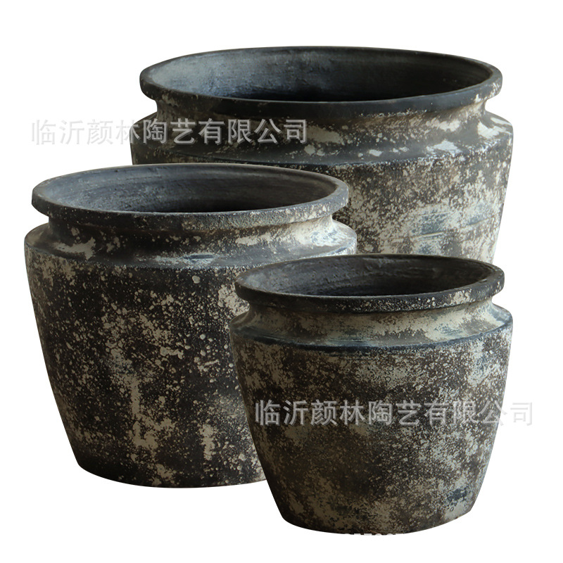 Hacer viejos árboles de gran calibre maceta de imitación de plantación verde de gran tamaño contenedor paisajístico decoración maceta paisajística sala de estar maceta de suelo