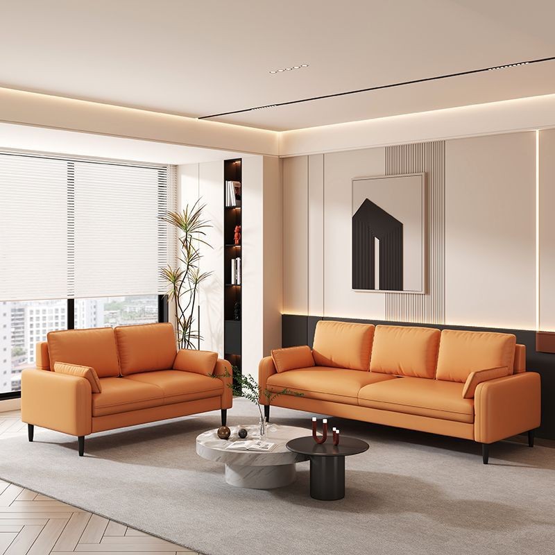 Light Luxury Living Room Small Apartment Bedroom Apartment Rental Clothing Store Reception Rest Area Double or Triple Fabric Small Sofa