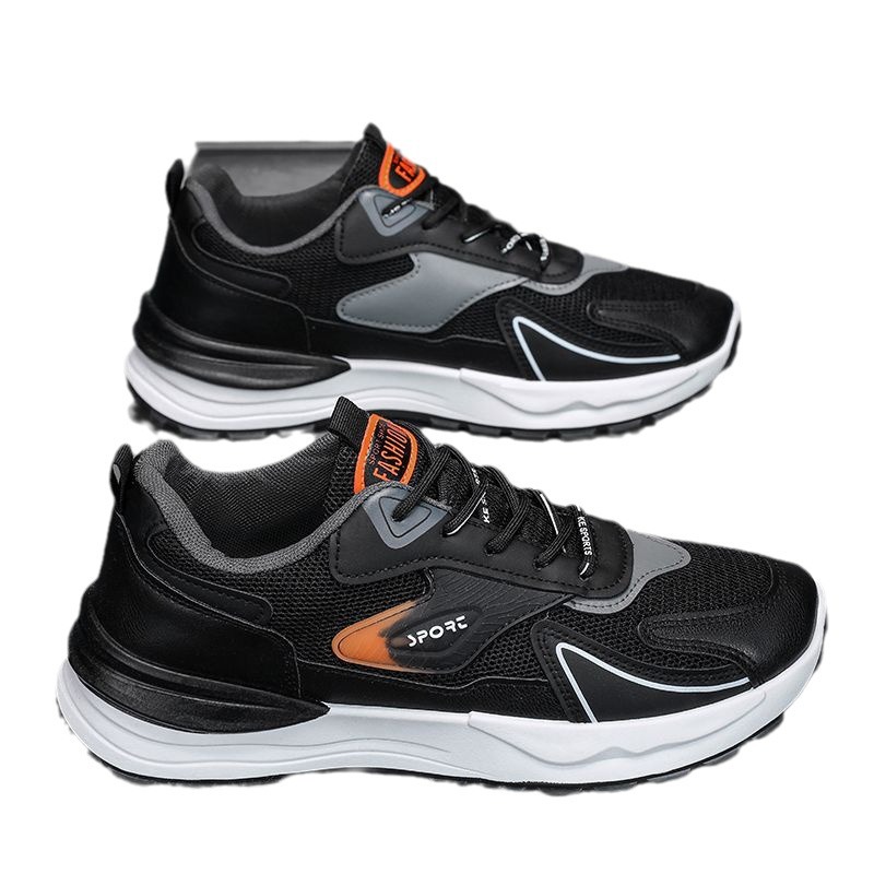 Zapatos deportivos de hombre primavera y verano nuevos zapatos de malla transpirables para hombre zapatos casuales antideslizantes de suela suave zapatos de carrera para hombre