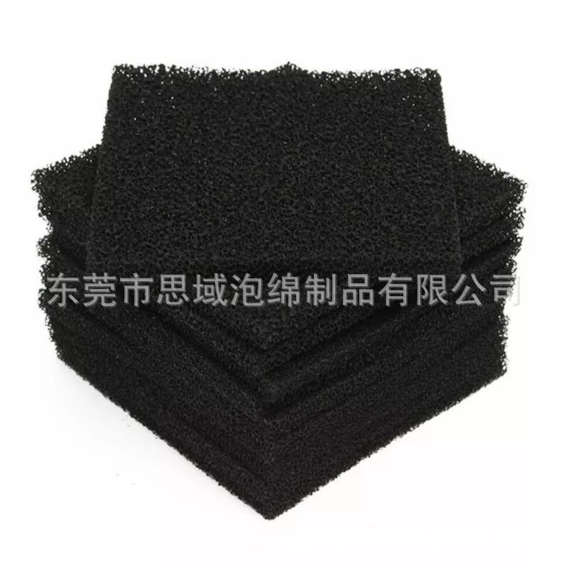 厂家 5mm冰箱防污冰箱过滤棉圆垫 除异味活性炭海绵网 聚氨酯