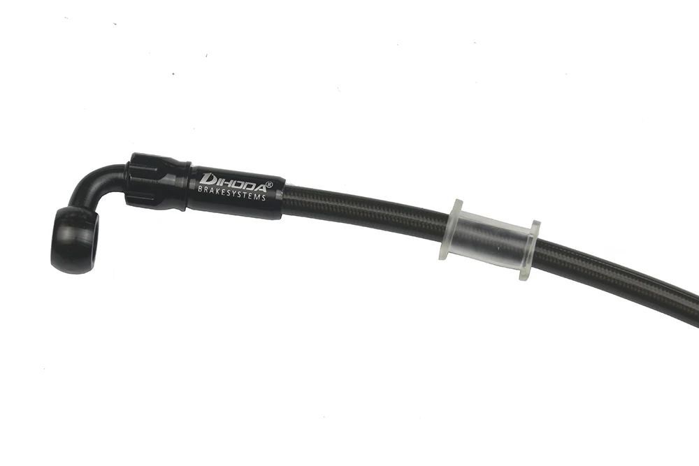 In-Stock Motorcycle Brake 28 ° 90 ° Double-Jointed Stainless Steel Braided Electric Motorcycle Modified High-Pressure Brake Hose
