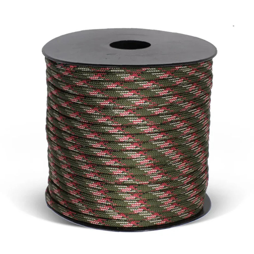 50m polipropileno 7 núcleo 4mm paraguas de campamento de emergencia al aire libre cabina de cabina de techo cabina de tracción a prueba de viento DIY cuerdas trenzadas