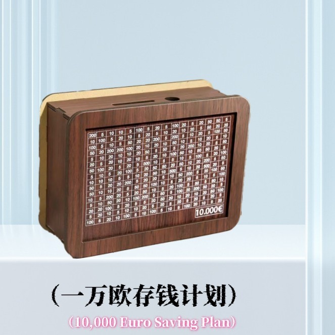 国境を越えた人気のMoneyBoxwithCounter木製工芸品木製貯金箱コイン貯蓄ボックス|undefined