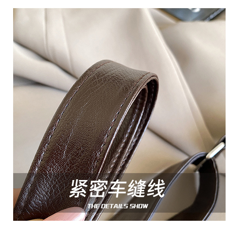 Simple and large-capacity bag for women, 2024 new style, fashionable and versatile casual single-shoulder bag, student commuting crossbody tote bag Item Picture
