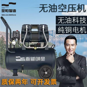 Saintpa Air Compressor Pump Copper Core Oil-Free Low Noise 10L15L30L55L65L100L120L150L200L