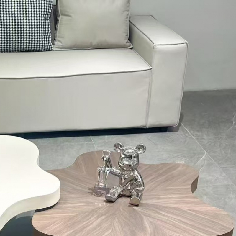 Mesa de centro creativa, nubes modernas de estilo italiano, crema doméstica irregular, celebridad de Internet, apartamento pequeño, sala de estar de lujo, forma simple