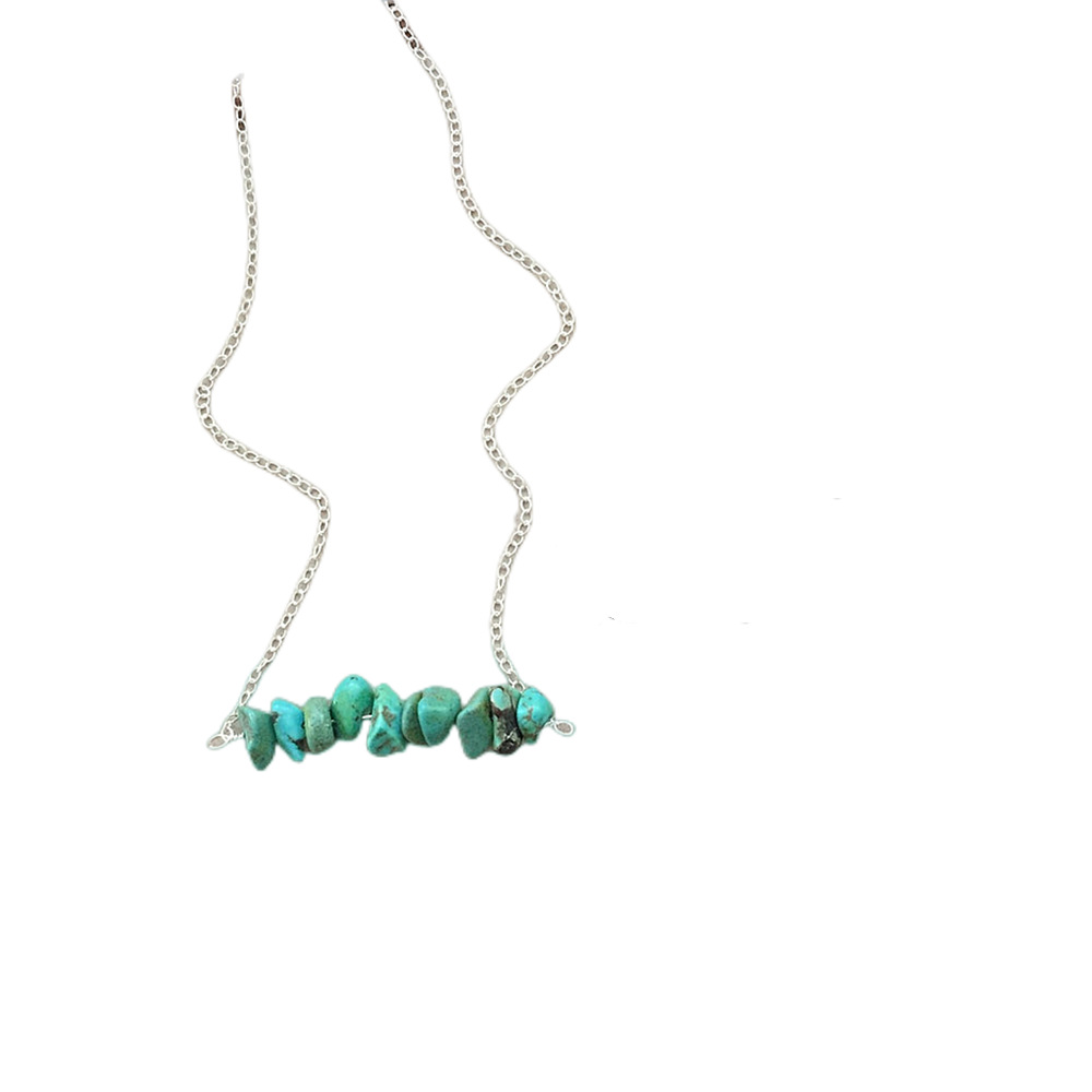 Plating Design Bohemian Geometric Alloy Turquoise Plating Women's Necklace