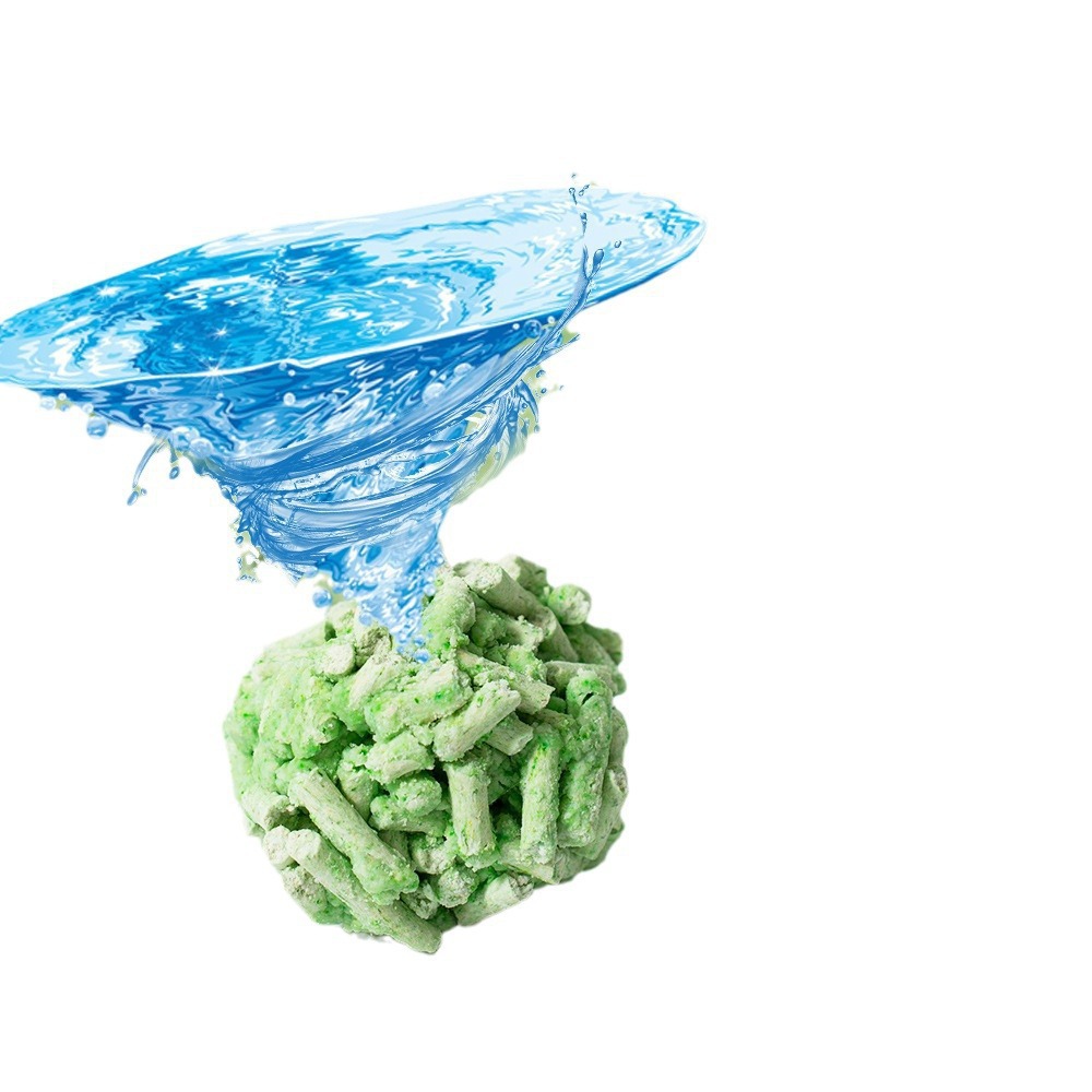 猫森林绿茶豆腐猫砂混合砂除臭几近无尘猫沙满10公斤20斤包邮猫咪