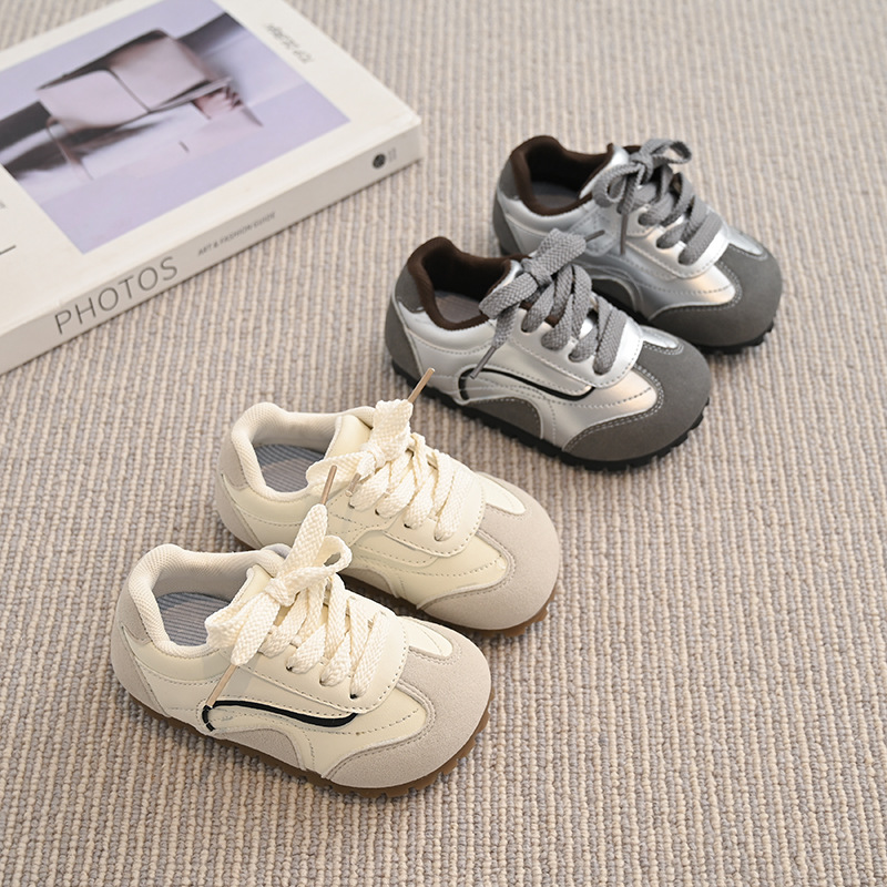 2025 Spring and Autumn New Children's Sports Shoes for Boys and Girls Casual Shoes Cute Velcro Baby Ugly Forrest Gump Shoes