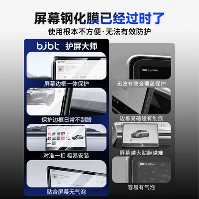 Car interior film Cover, Central Control Navigation Film Frame