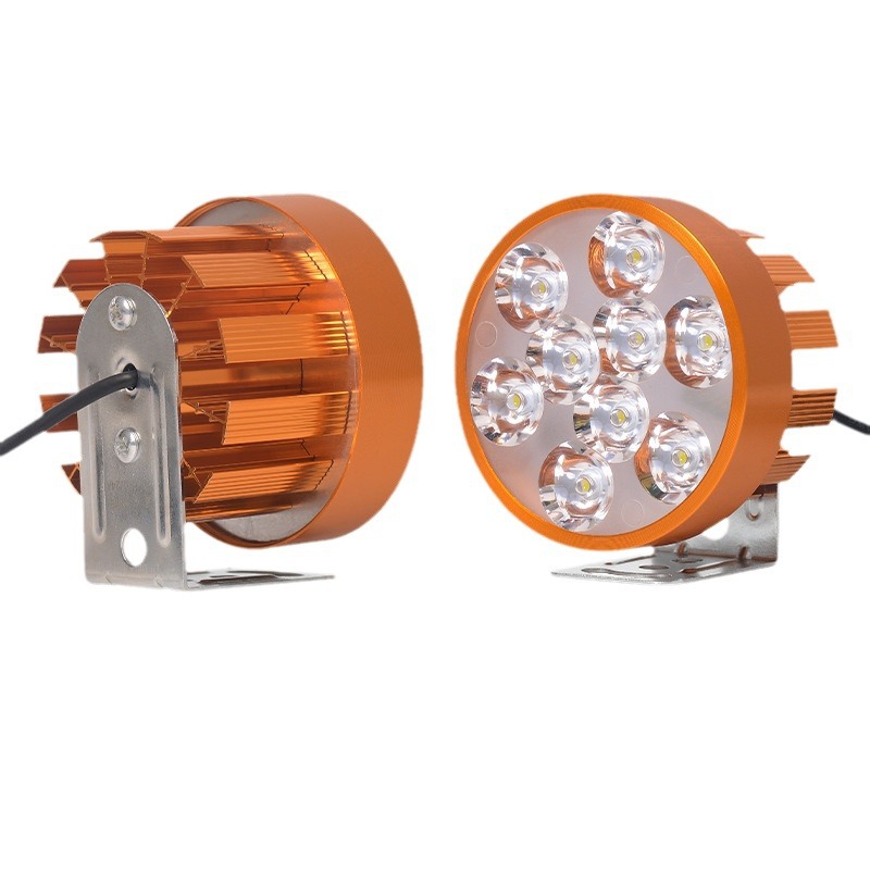 Faros de motocicleta, luces externas súper brillantes, luces eléctricas, focos led, luz fuerte, batería modificada 12v80v, impermeable universal