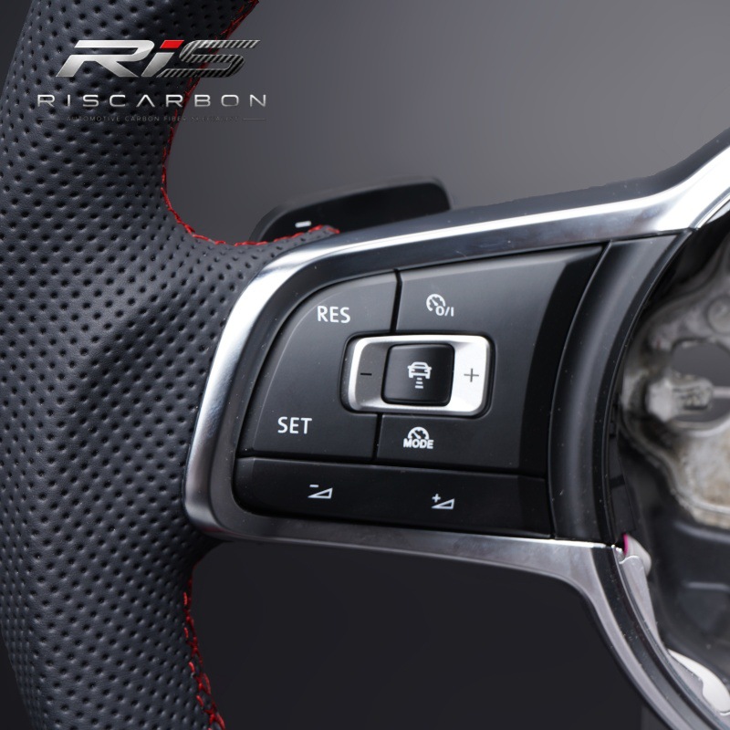 Suitable for Volkswagen Full Leather Red Label Steering Wheel Golf Mk7/Mk7.5 Gti/R 2013-2020