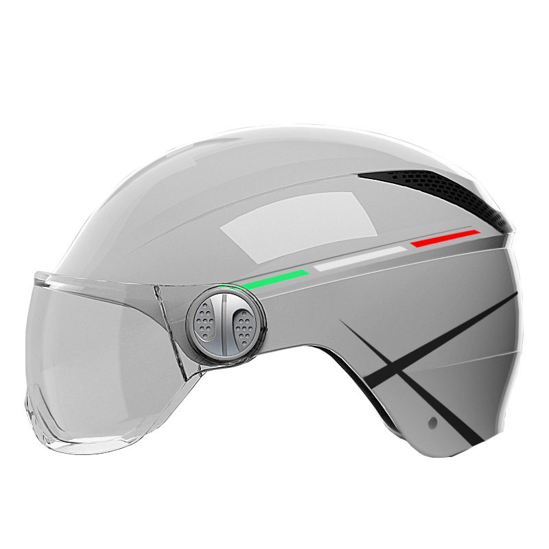 [Personalizado] Casco de motocicleta certificado 3C para vehículos eléctricos, casco transpirable unisex para adultos de verano.