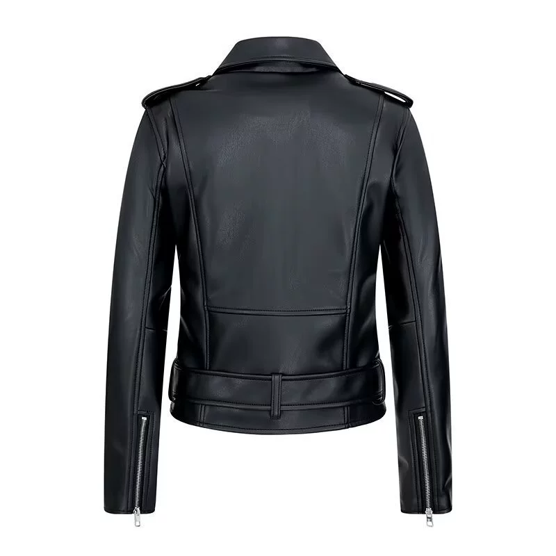 Autumn short polyurethane jacket, European style, (Physicals)
